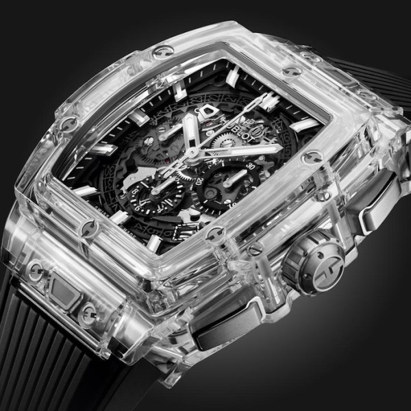 Replica Hublot Spirit Of Big Bang Men Automatic Skeleton Rubber Watch 642.JX.0170.RX