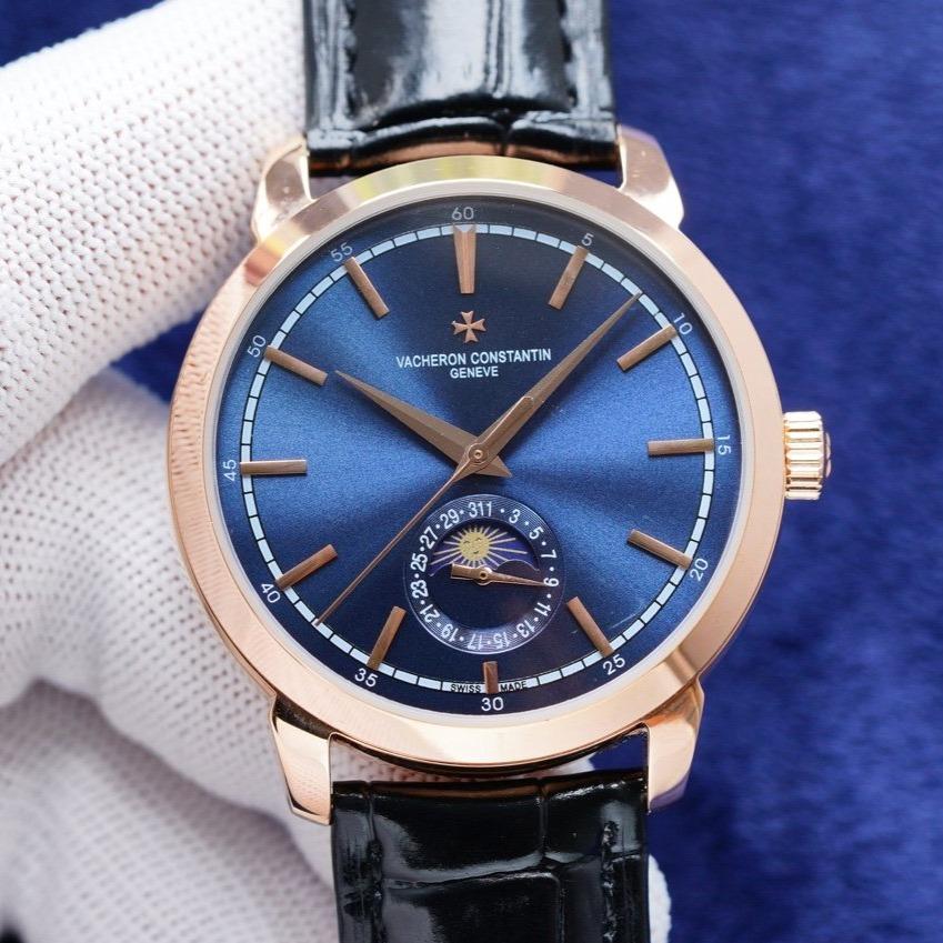 Patek Watch  CALATRAVA 40MM ROSE GOLD CASE MOONPHASE