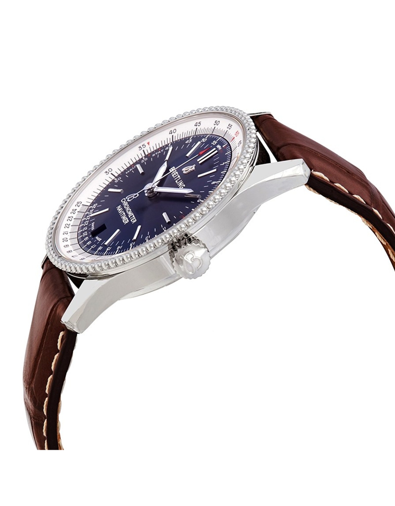 Replica Breitling Navitimer Blue Dial Leather Strap A17325211C1P2