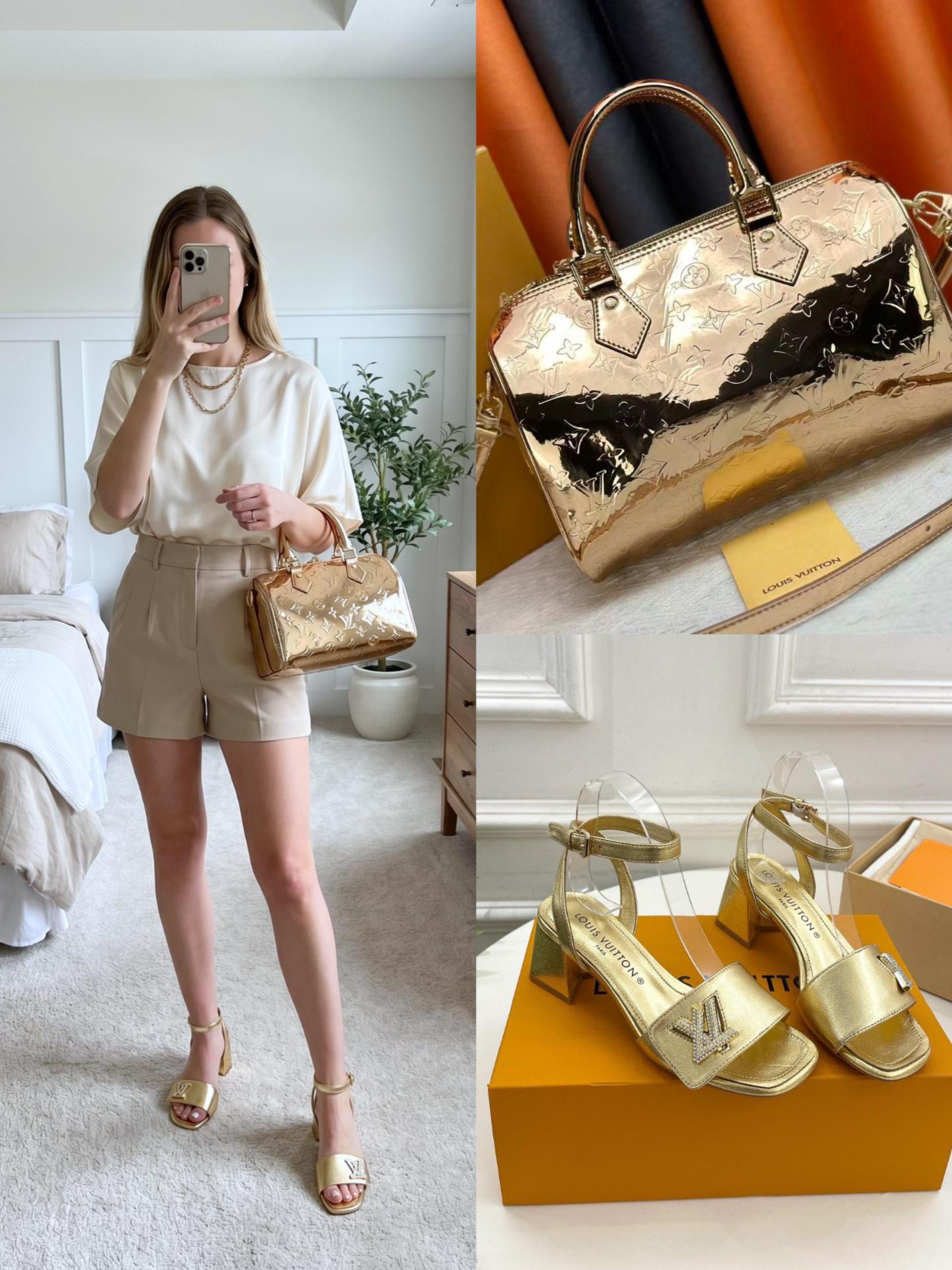 LV Shoes & Bag Set