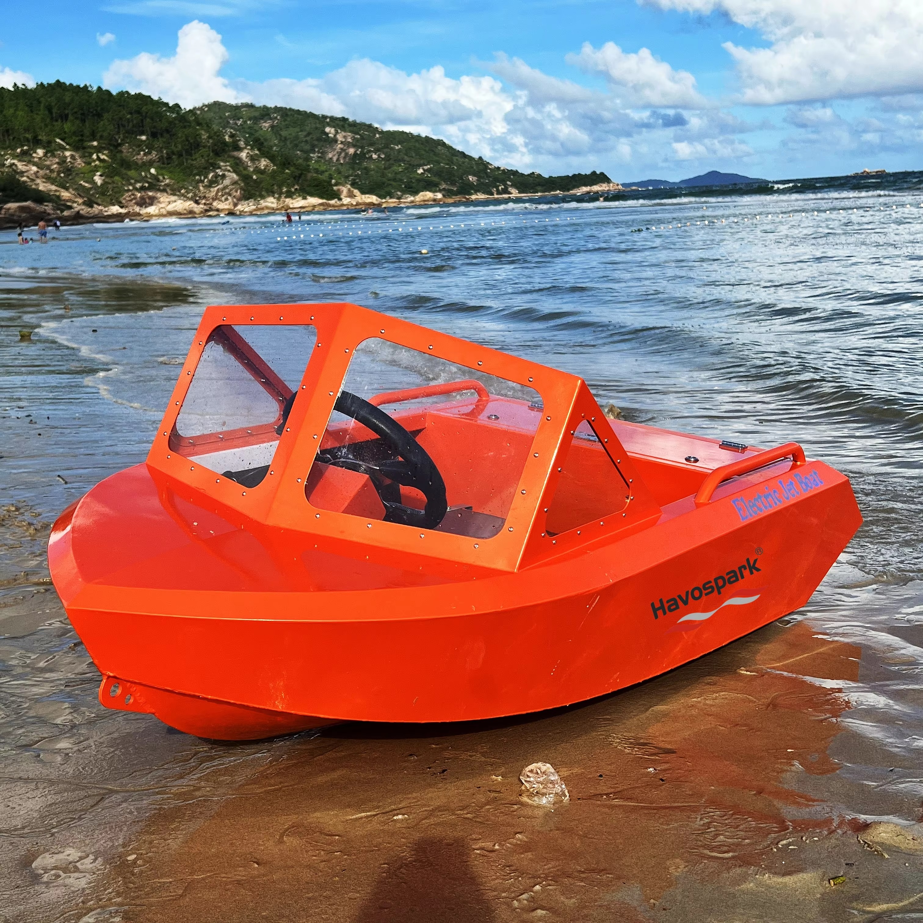 New Arrival Aluminum Powered Electric Jet Boat