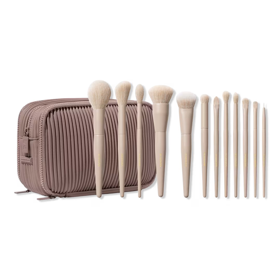 Morphe  Custom Blends 12-Piece Face & Eye Brush Set