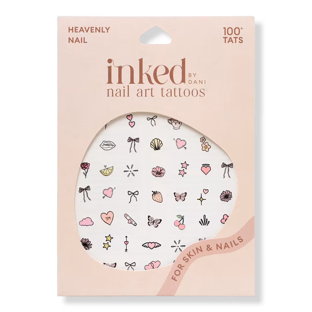 Inked by Dani  Heavenly Nail Art Temporary Tattoo Pack