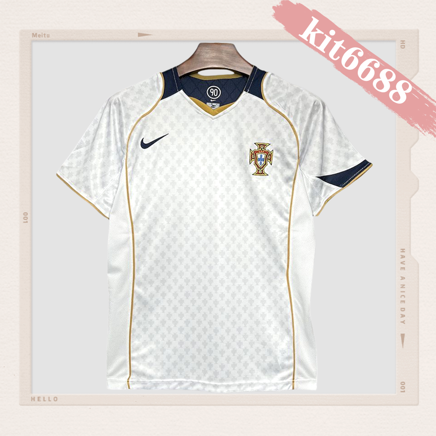 2004 Portugal Away Retro Football Shirt