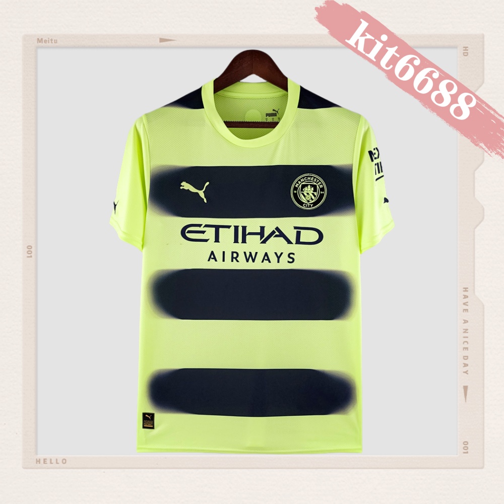 2022/2023 Manchester City Third Away Football Shirt (Fans)