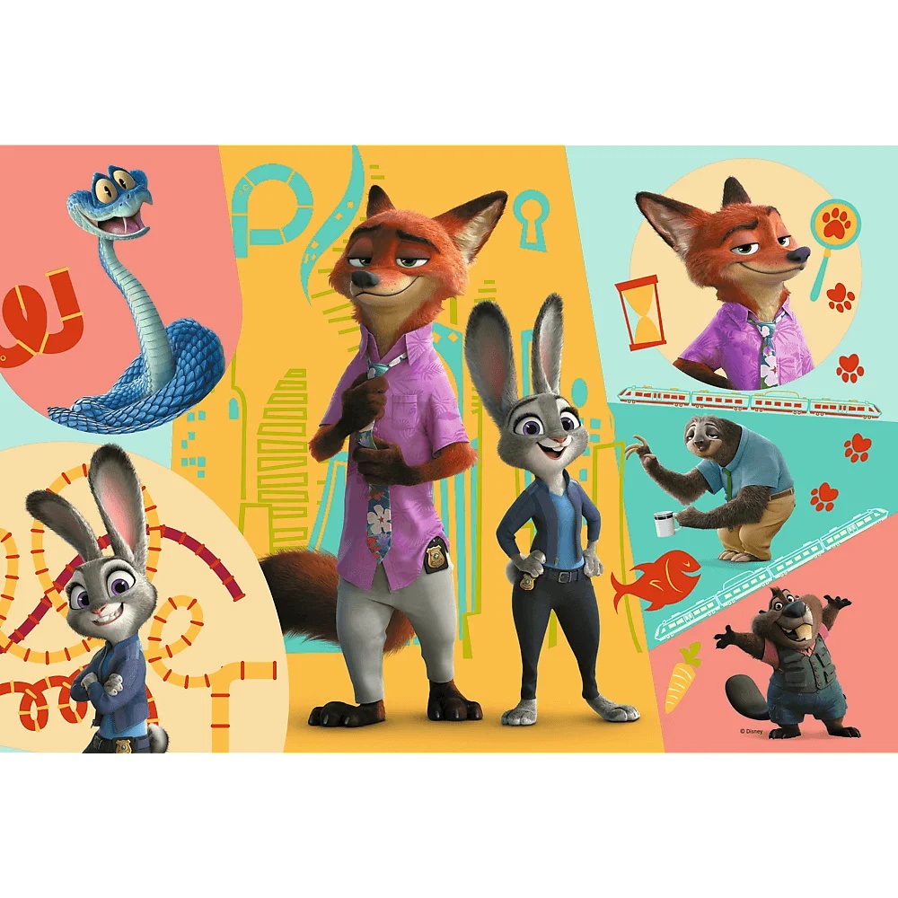 Puzzle Zootopia 2, 160 El. Razem W Zwierzogrodzie