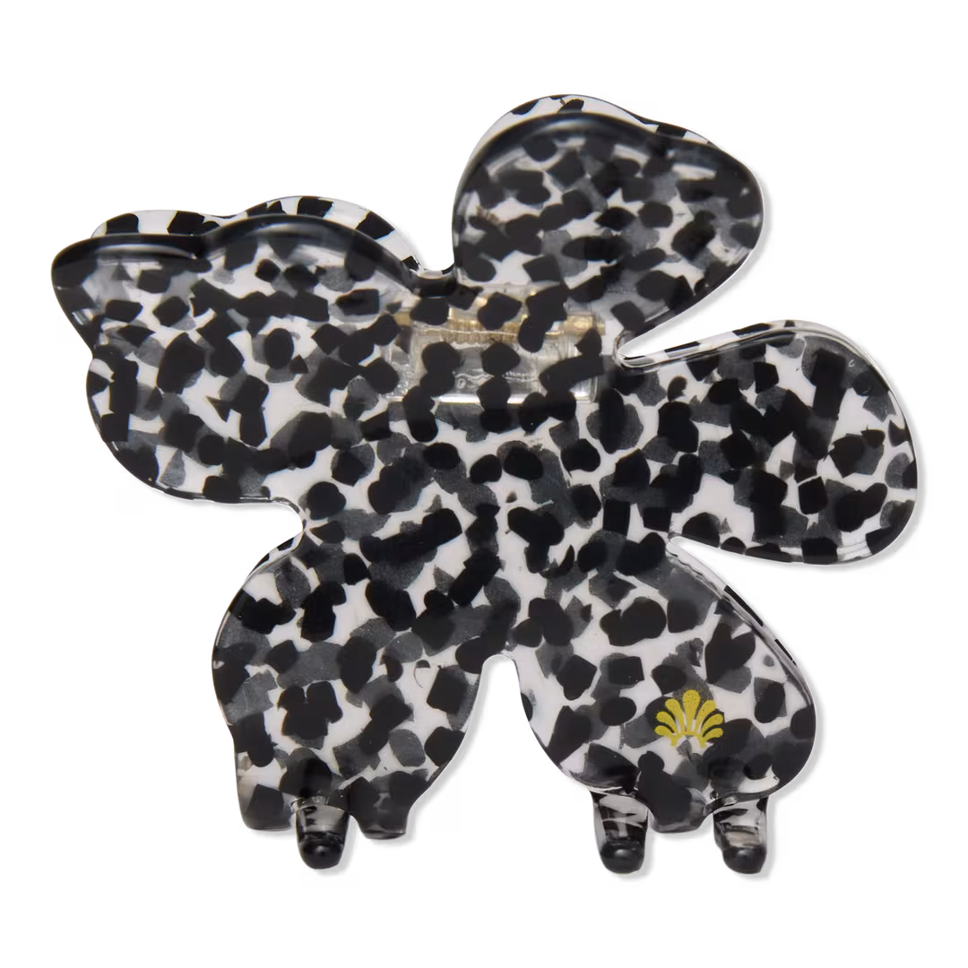 Lele Sadoughi  Black Tortoise Lily Claw Clip