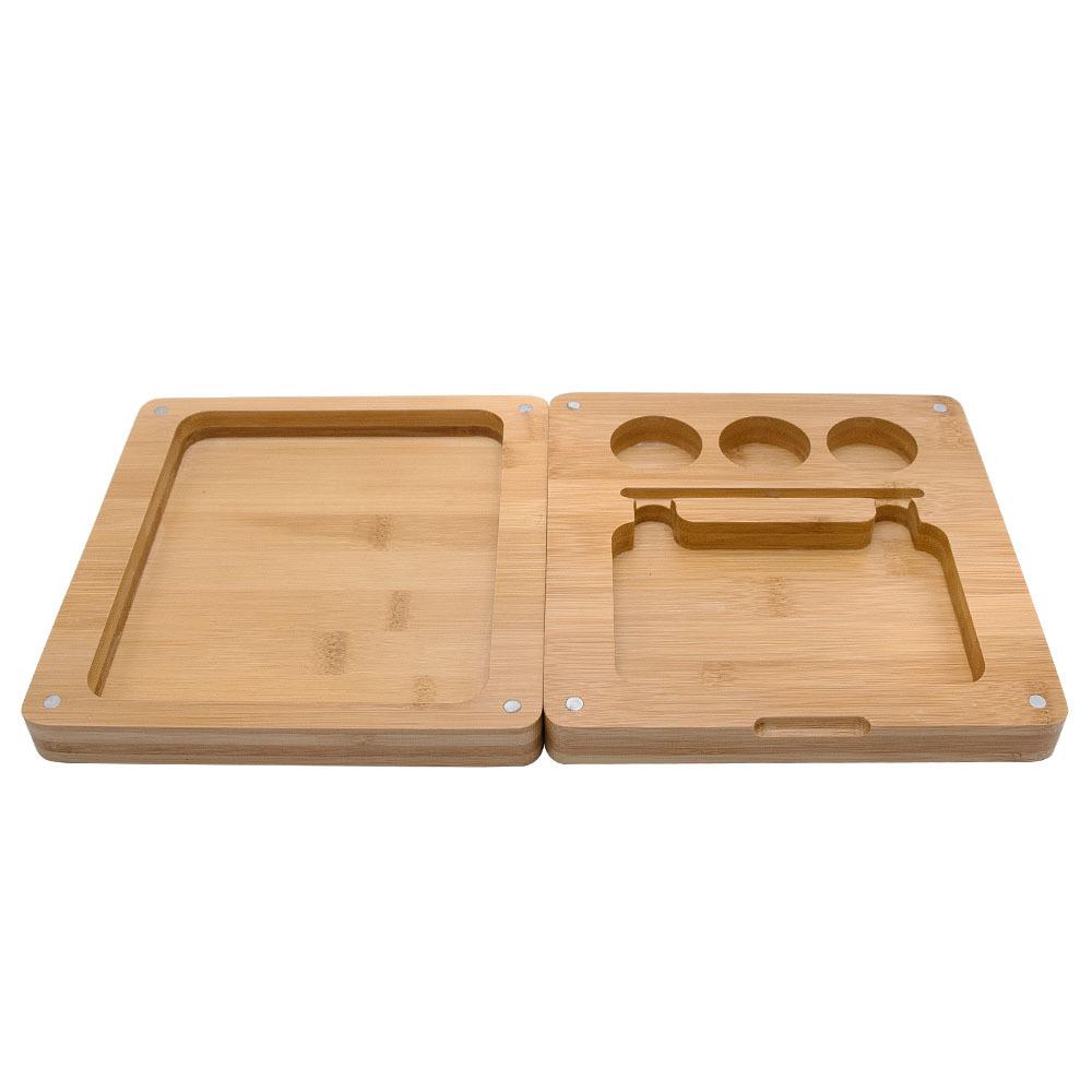 Bamboo Multi Functional Rolling Tray