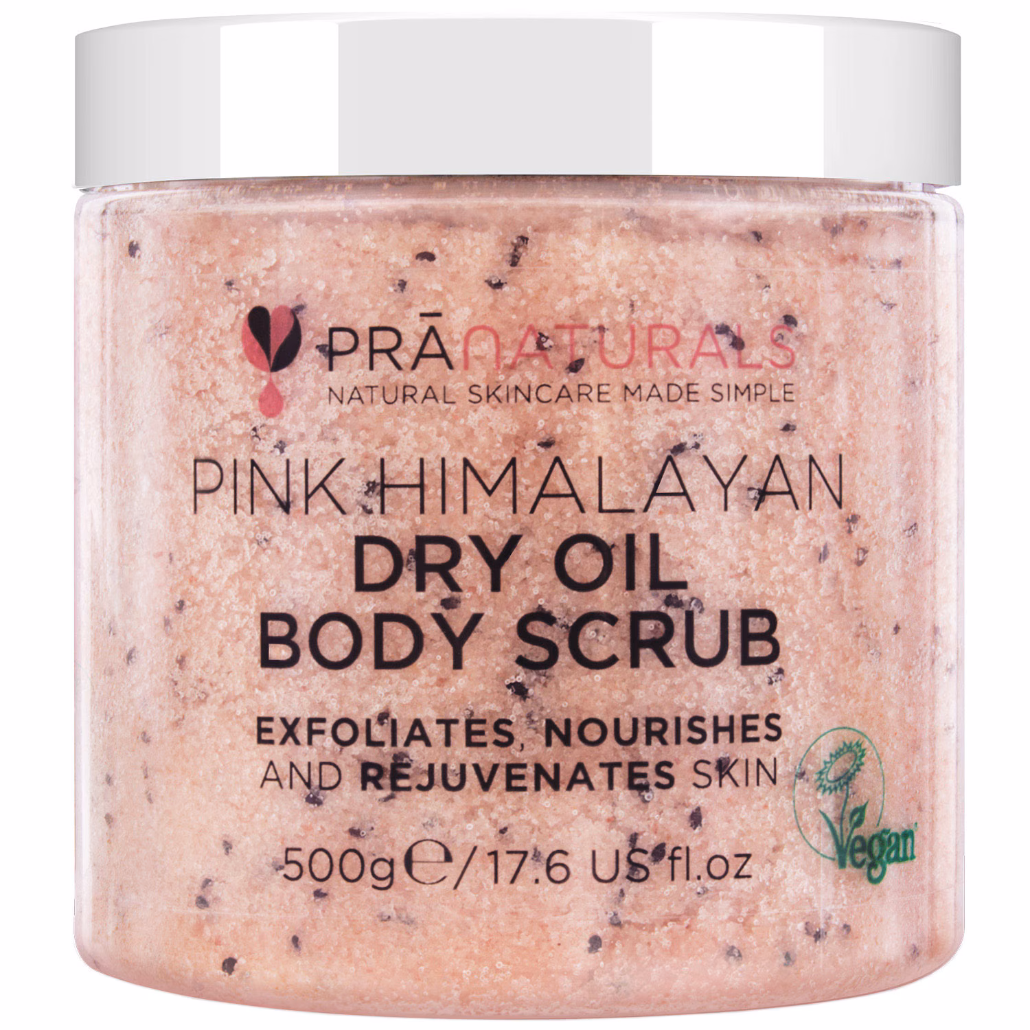 Trockenöl-Körperpeeling mit Rosa Himalaya-Salz