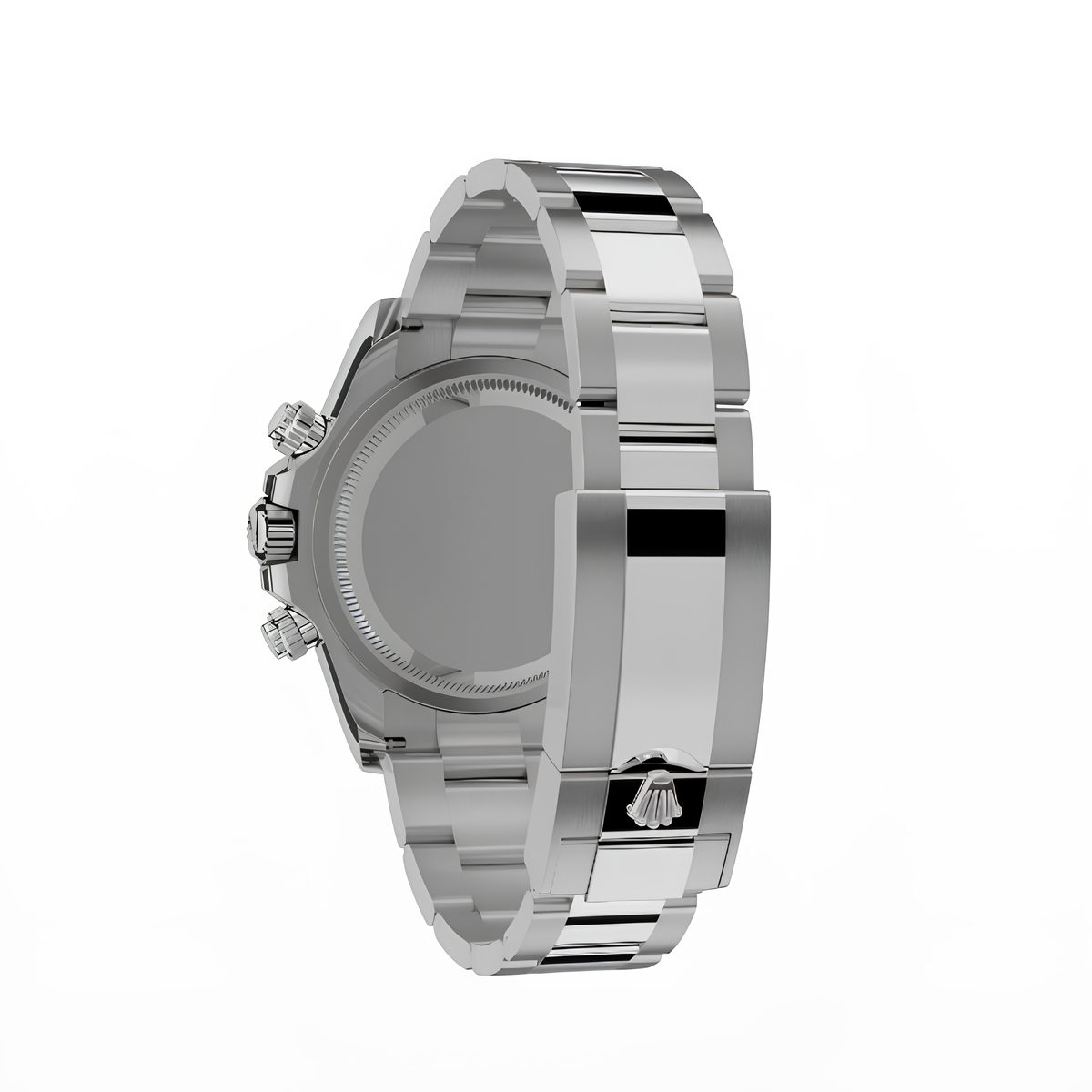 Rolex Daytona Cosmograph: Oyster, white gold, bright black and steel, diamond-set dial, Oyster bracelet, m126509-0002