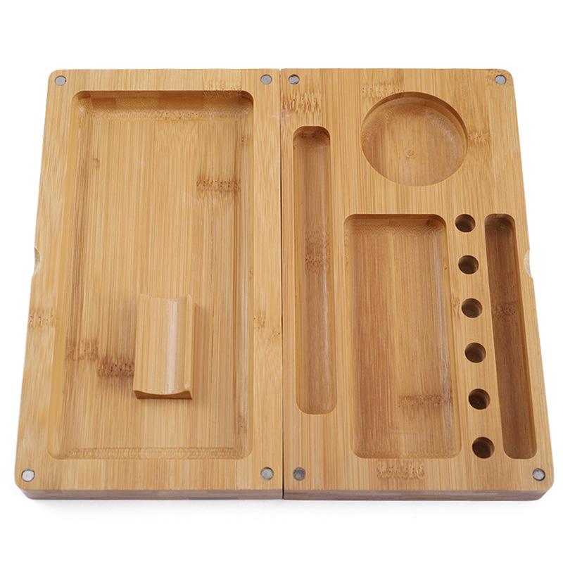 Bamboo Manual Operation Panel Rolling Tray