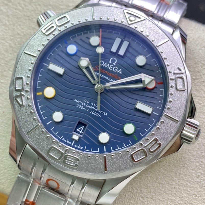 Omega Watch SEAMASTER DIVER 300 STAINLESS STEEL BLUE DIAL