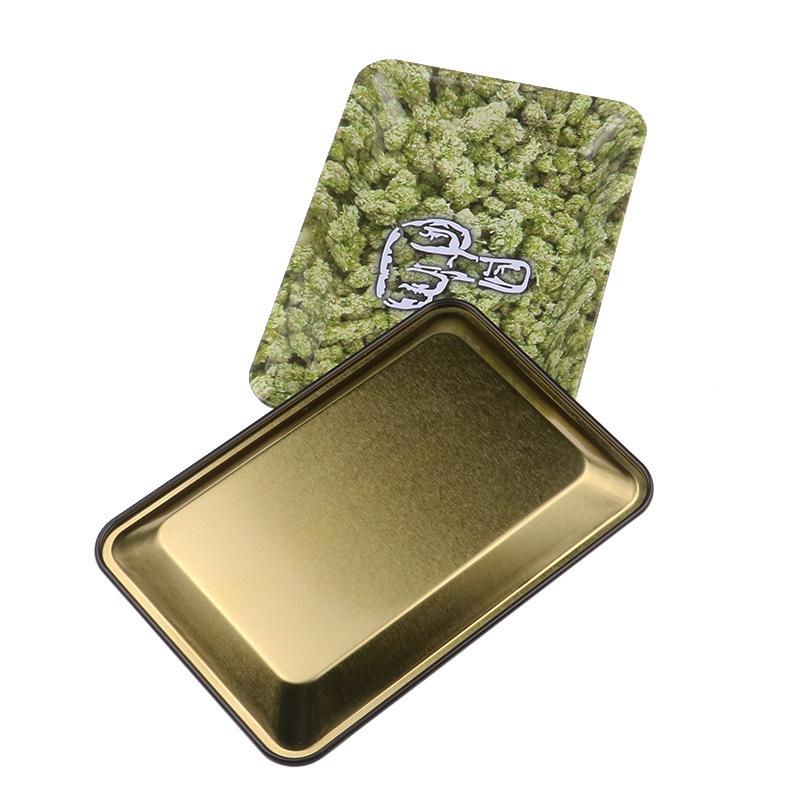 Tinplate Cigarette Weed Hand Rolling Tray