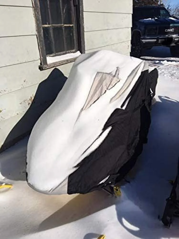 Weatherproof Snowmobile Cover Compatible with 2009 Arctic Cat F1000 SNO Pro - Outdoor & Indoor - Water, Snow, Sun - Built-in Securing Straps - Trailerable - Free Storage Bag