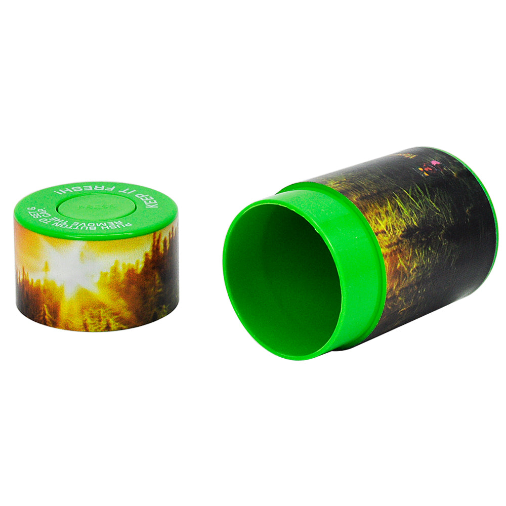 Plastic Can Marijuana Container