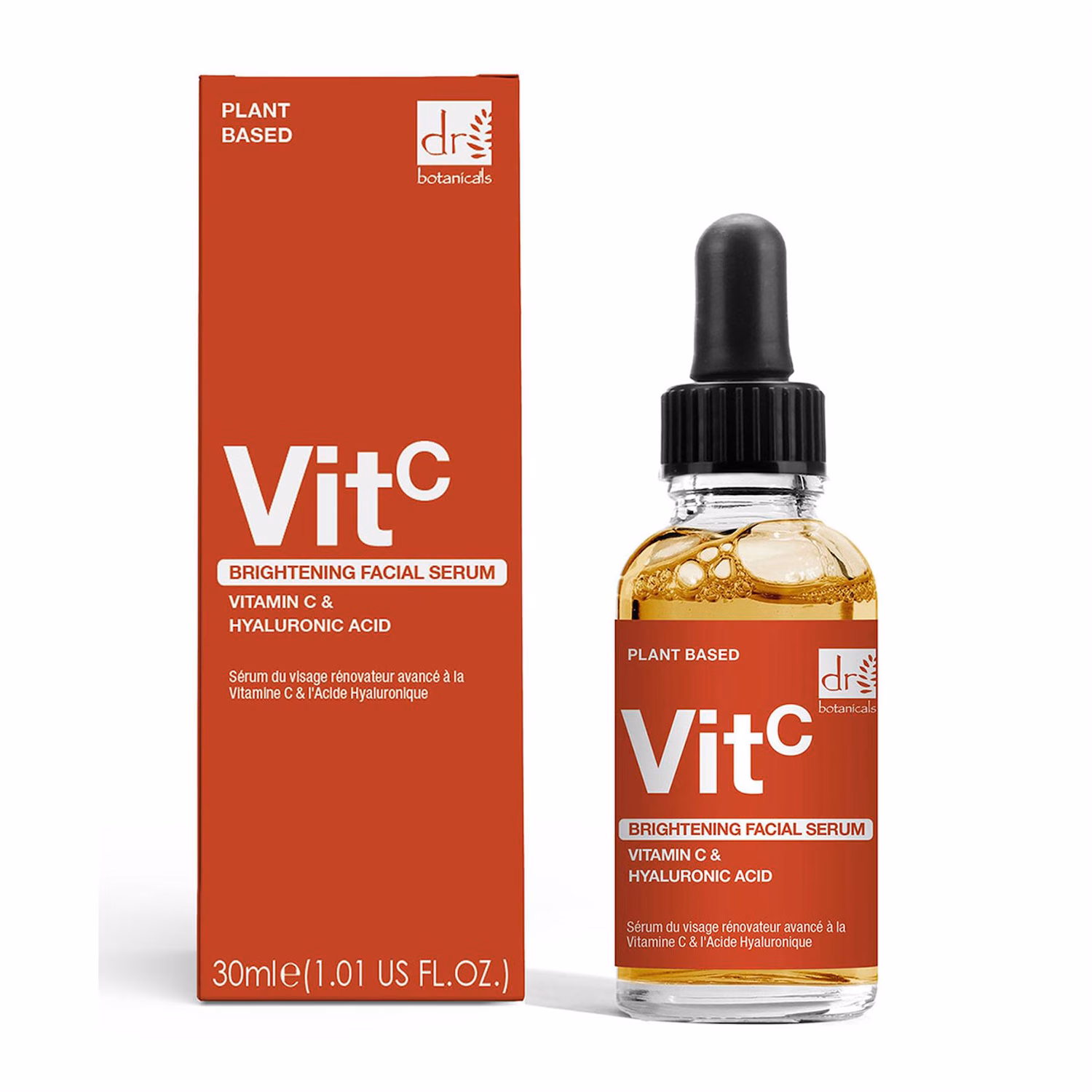 Aufhellendes Gesichtsserum mit 5% Vitamin C und 2% Hyaluronsäure