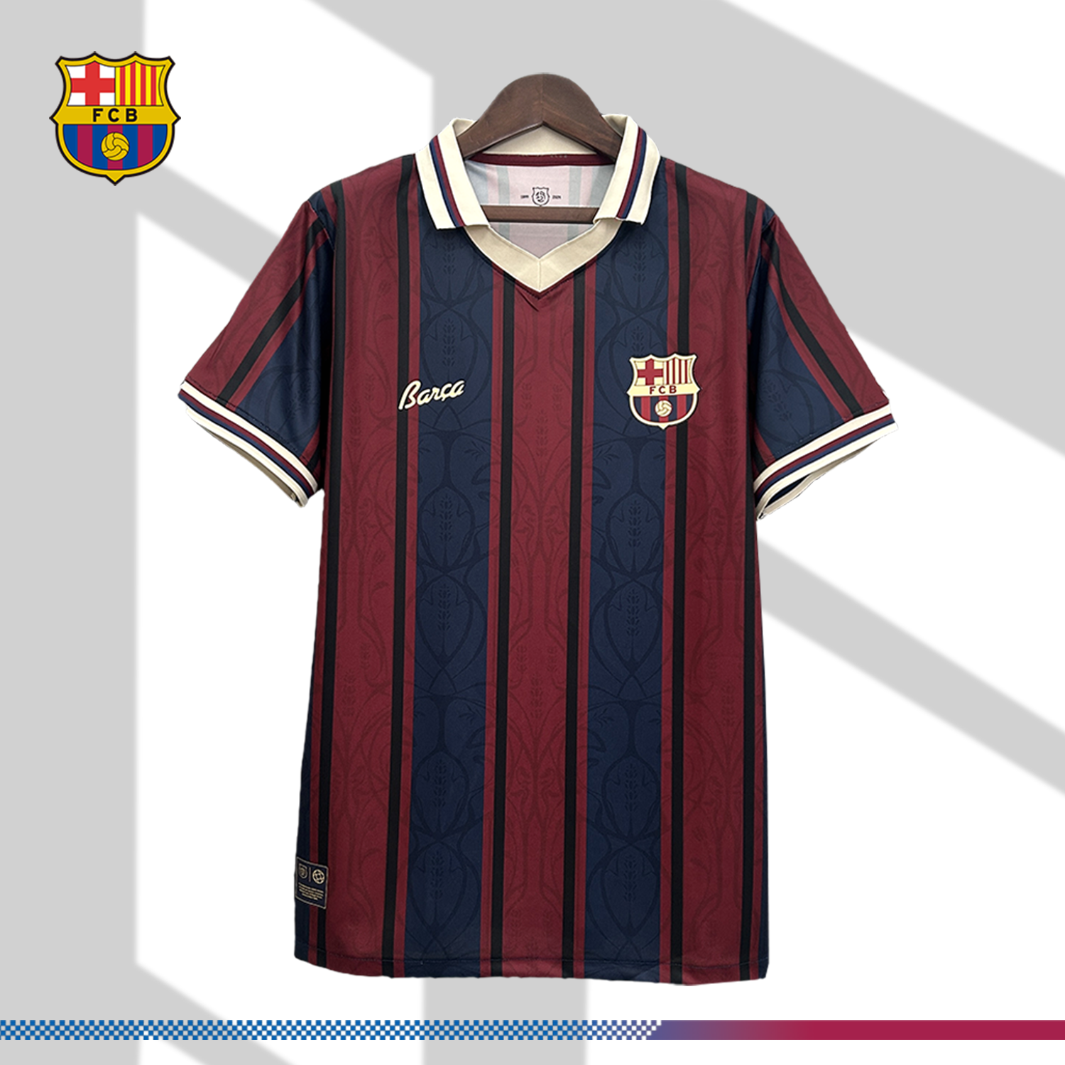 2025/2026 Barcelona 125th Anniversary Polo Shirt（Fan Edition）