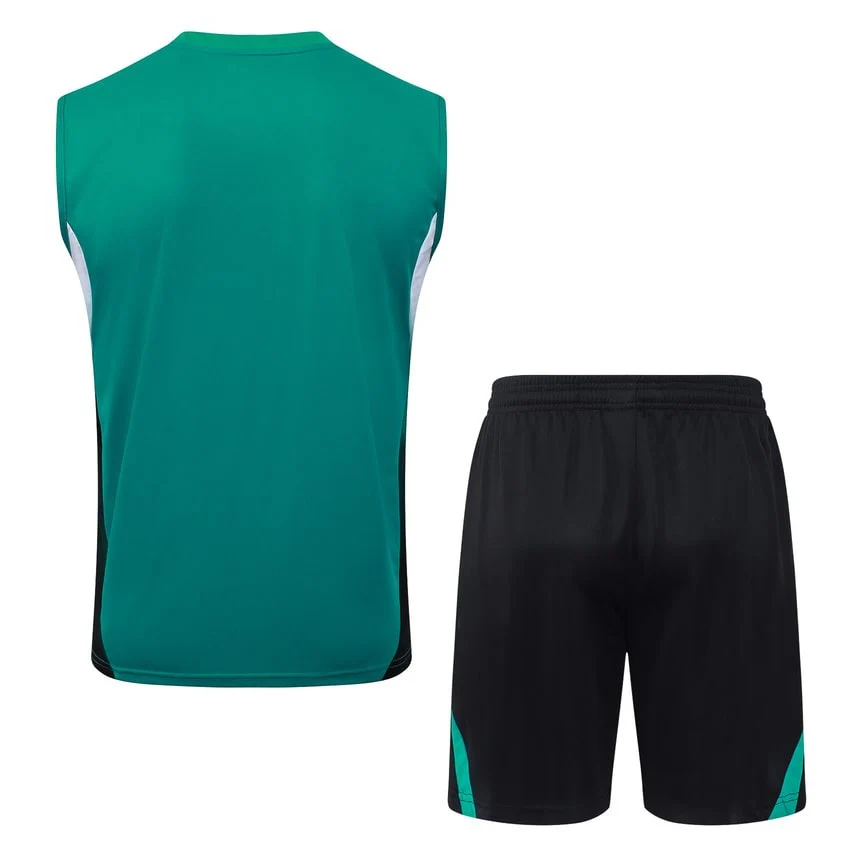 Liverpool Tank Top Shorts Men 2025 2026 Green Black