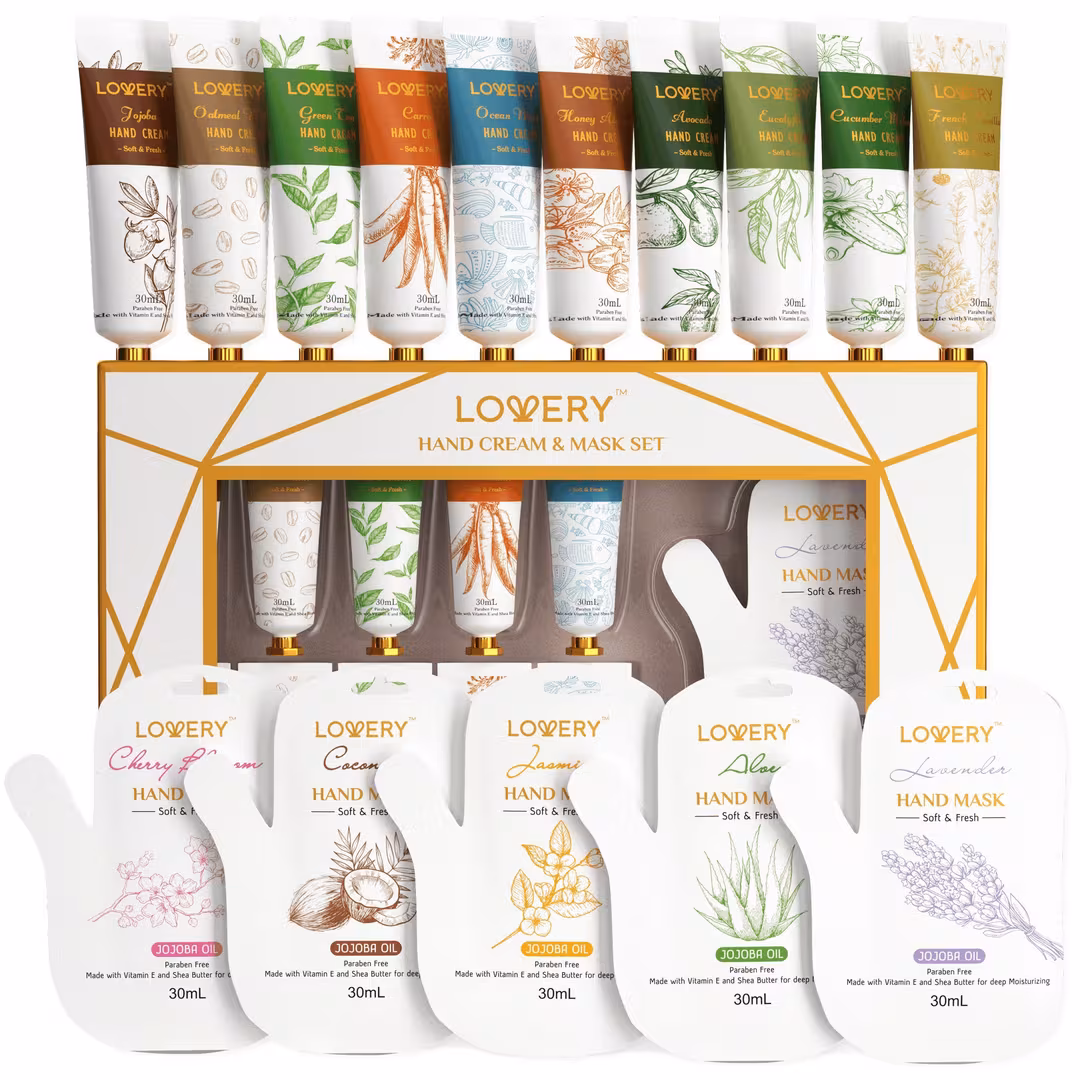 Lovery  Hand Cream and Hand Mask Gift Set