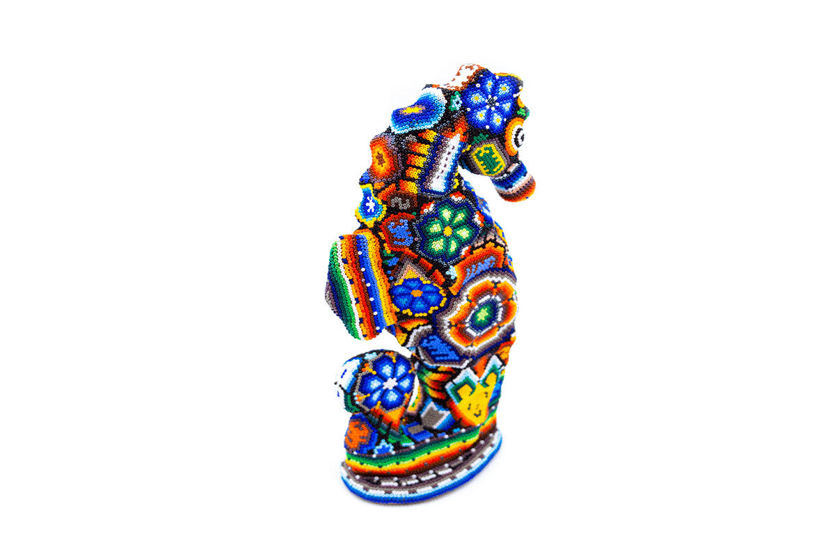 Caballito de Mar - Obra de Arte Huichol