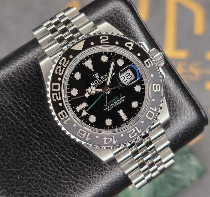Rolex Watch GMT-MASTER II BRUCE WAYNE CERAMIC STEEL BLACK GREY