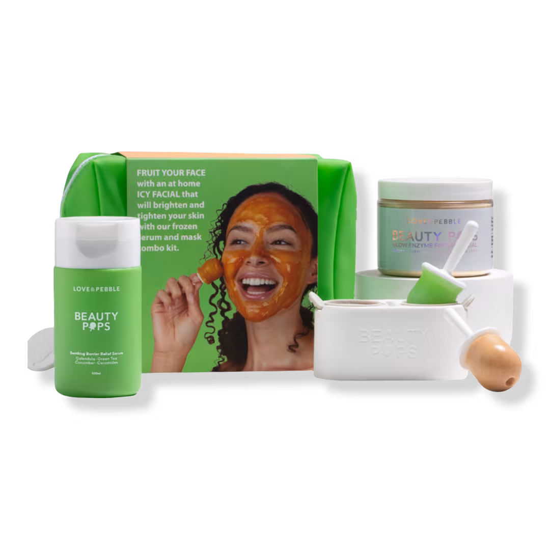 Love & Pebble  Glow & Soothe Frozen Face Mask Bundle