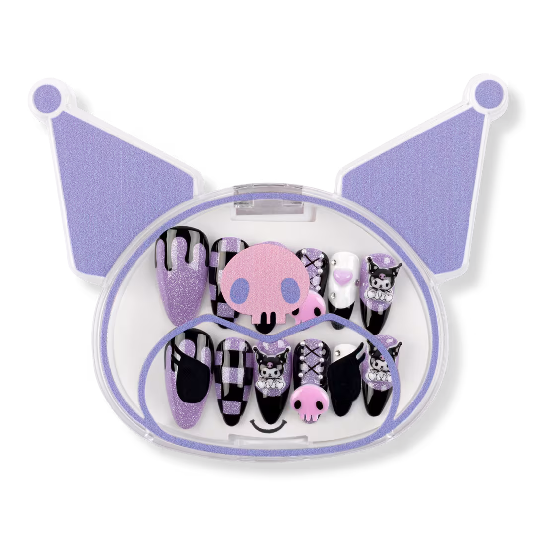 3H Nails  Kuromi 3D - Medium Almond Press-On Nails