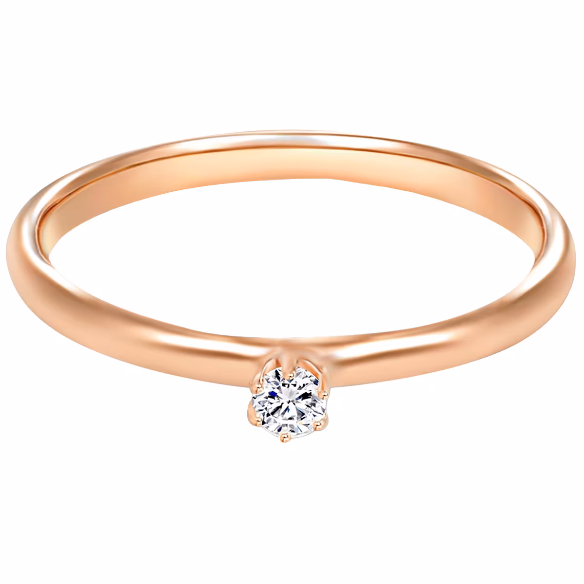 Ring Sterling Silber Zirkonia in Roségold