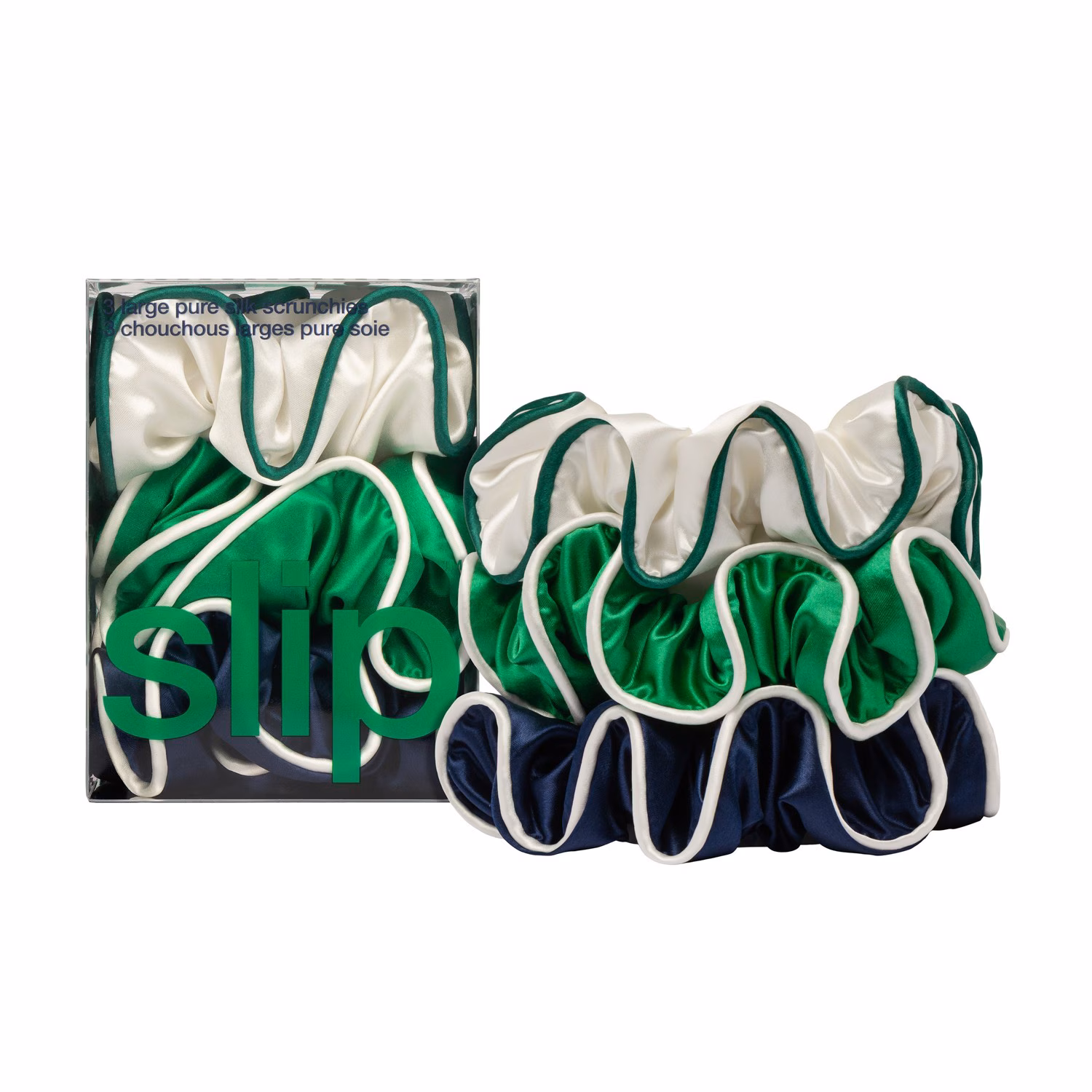 Breite Scrunchies Aus Reiner Seide - Game Day