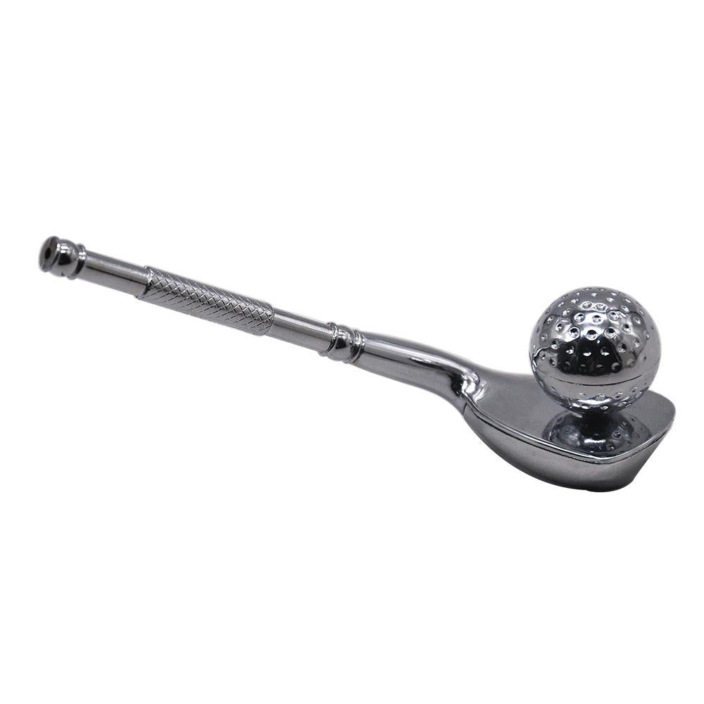 Golf Ball Metal Smoking Pipe
