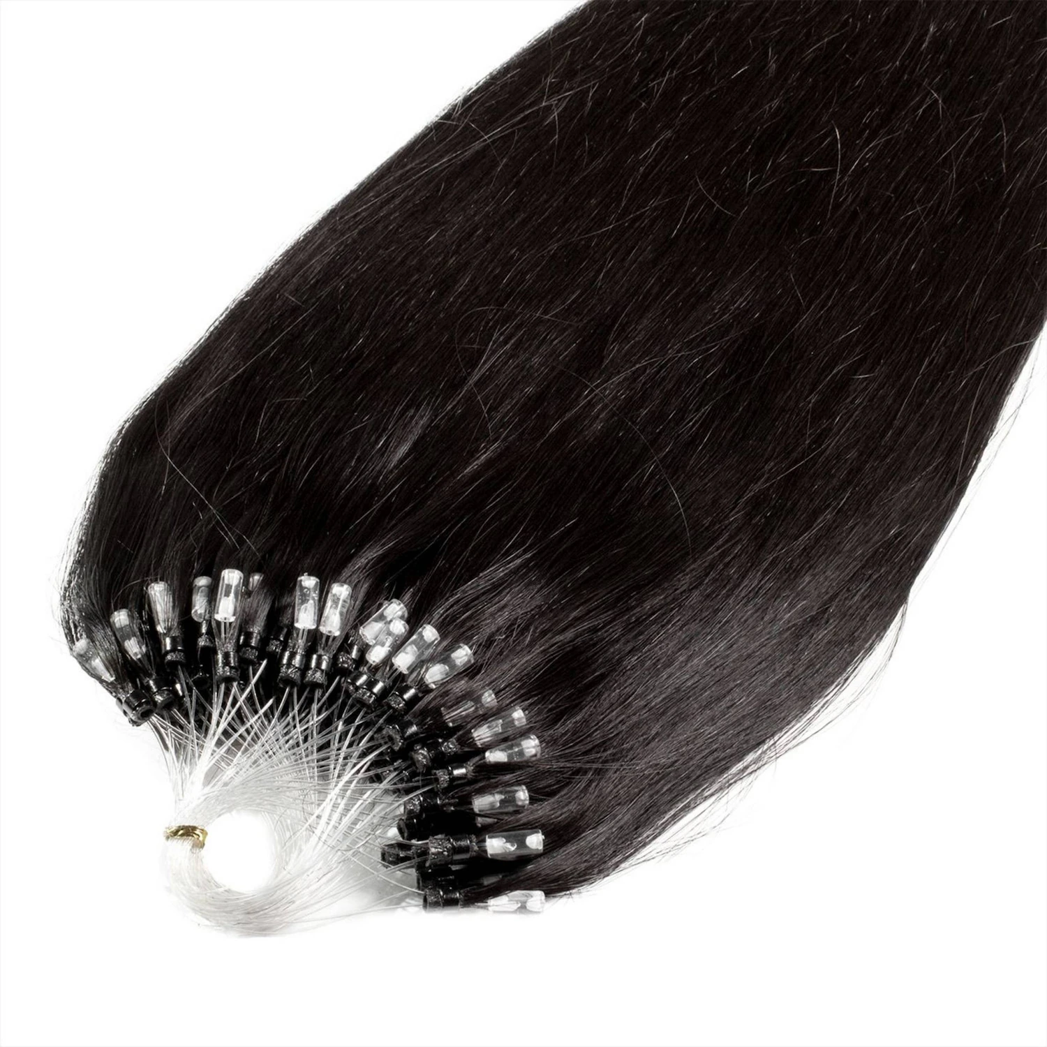 Microring Extensions Premium Echthaar #4/0 Mittelbraun 1g