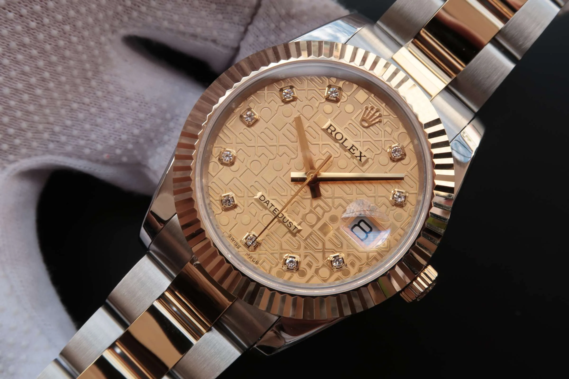 Rolex Watch DATEJUST 41 TWO-TONE CHAMPAGNE DIAMOND DIAL