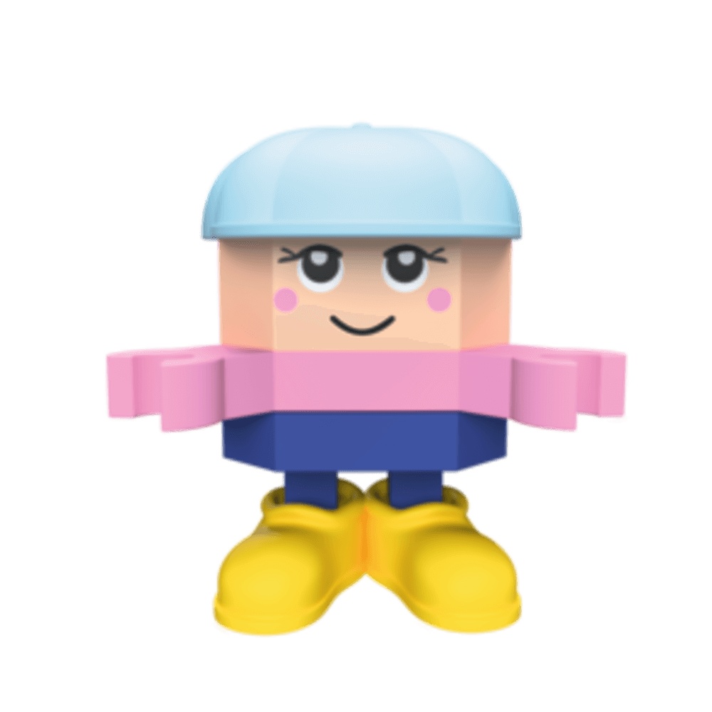 Zestaw Klocków Connect Pocket Girl: Zoe