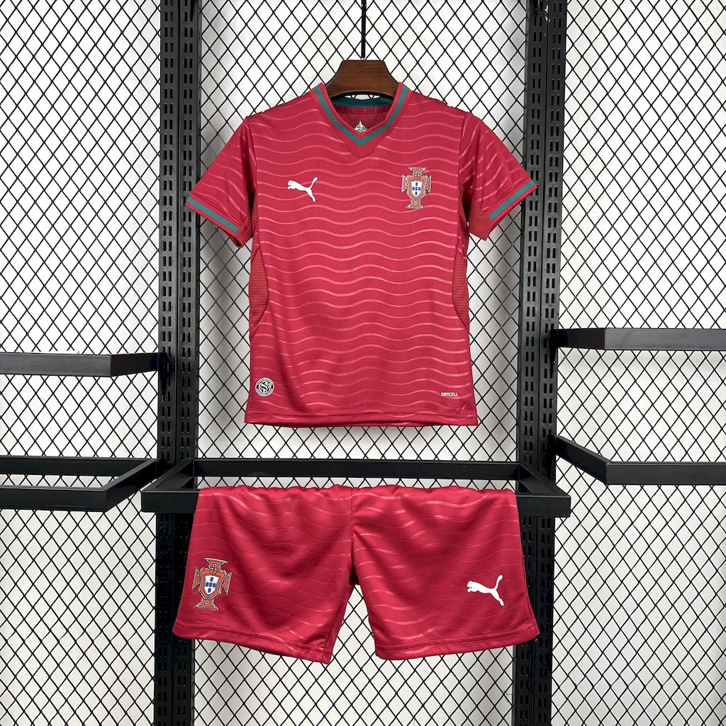 Kids Portugal 2026 World Cup Home Kit
