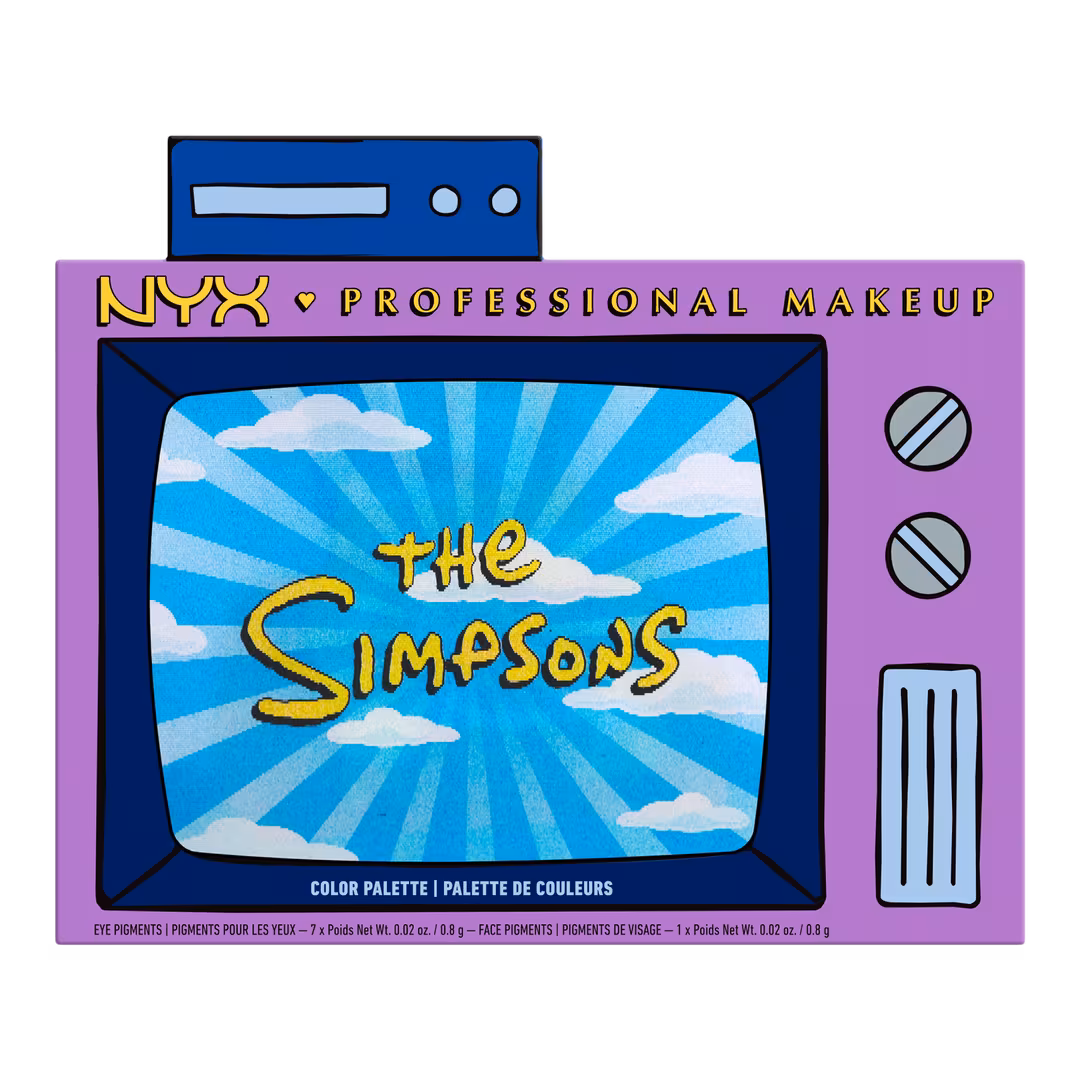 NYX Professional Makeup  Simpsons Collab Simpson Family Mania Color Palette