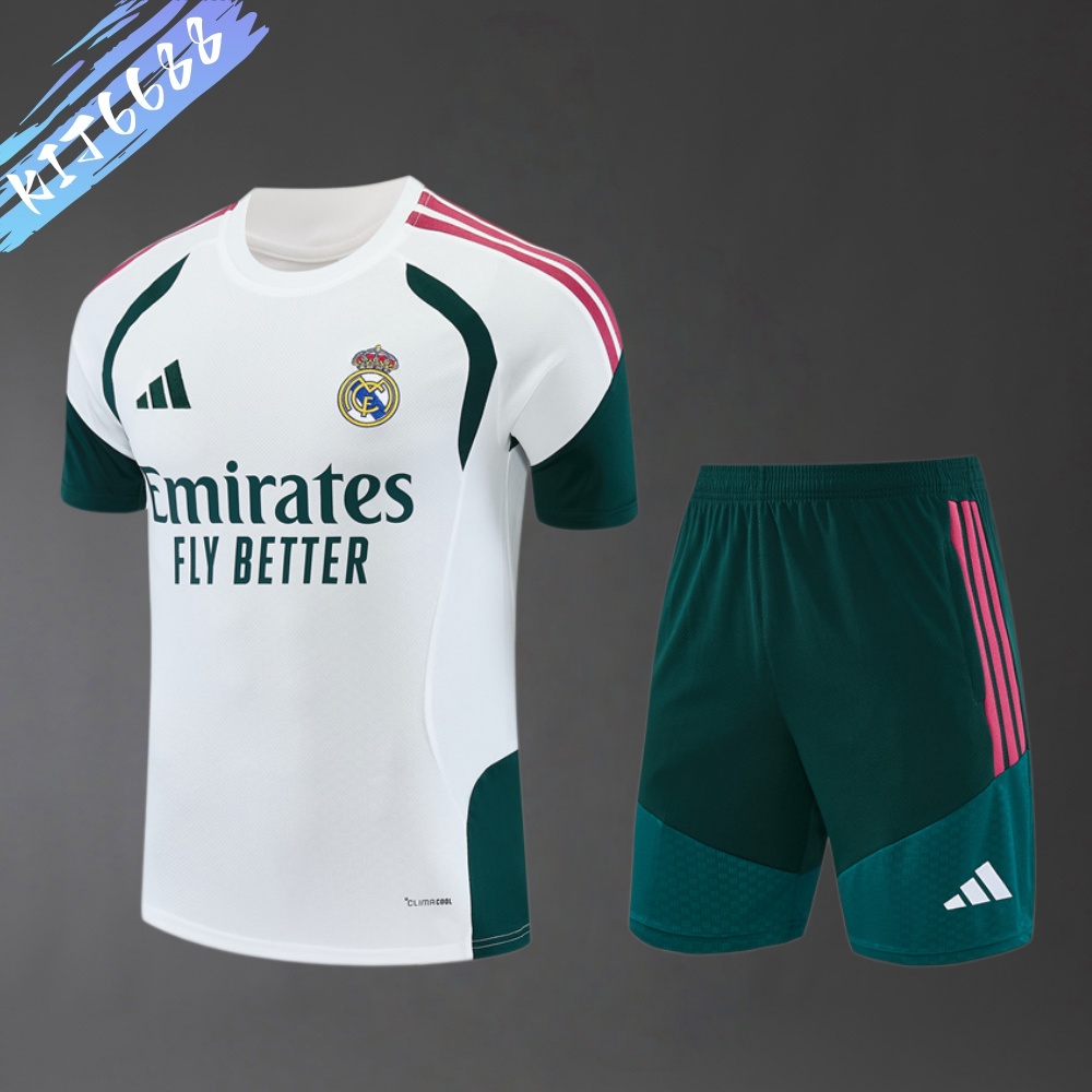 2026/2027 Real Madrid Short Sleeve Training Wear ( Adult kit Kids )