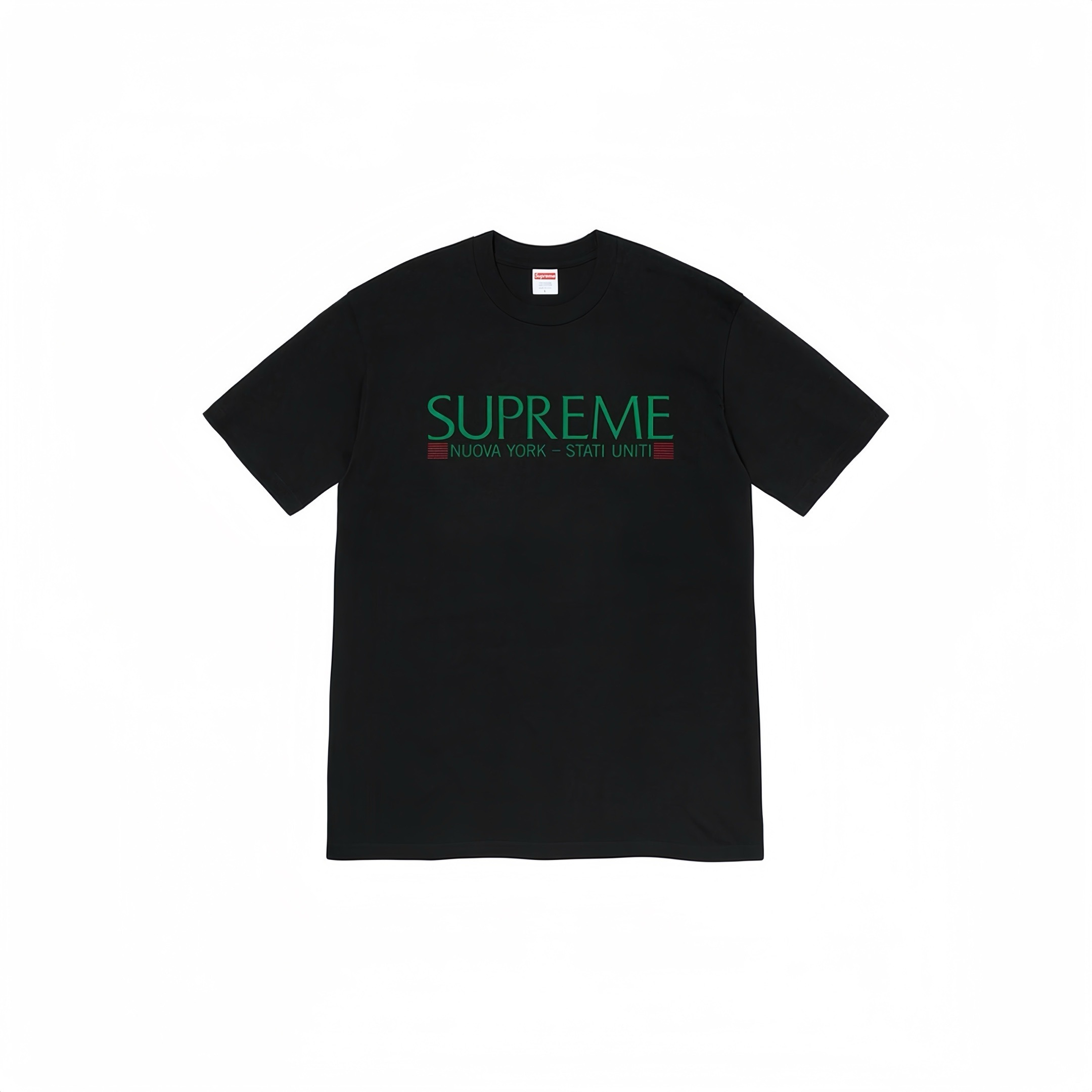 Letter-printed Logo Round-neck Short-sleeved T-shirt