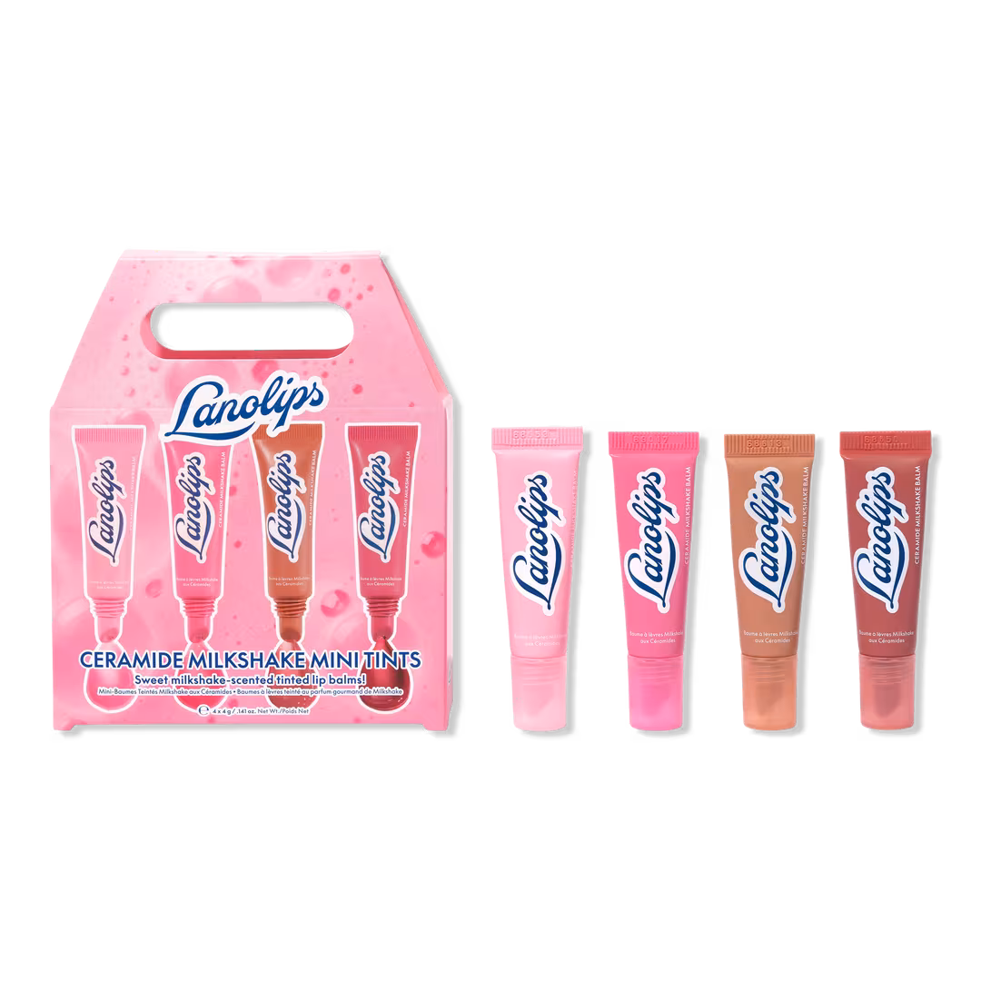 Lanolips  Ceramide Milkshake 4 Piece Mini Set