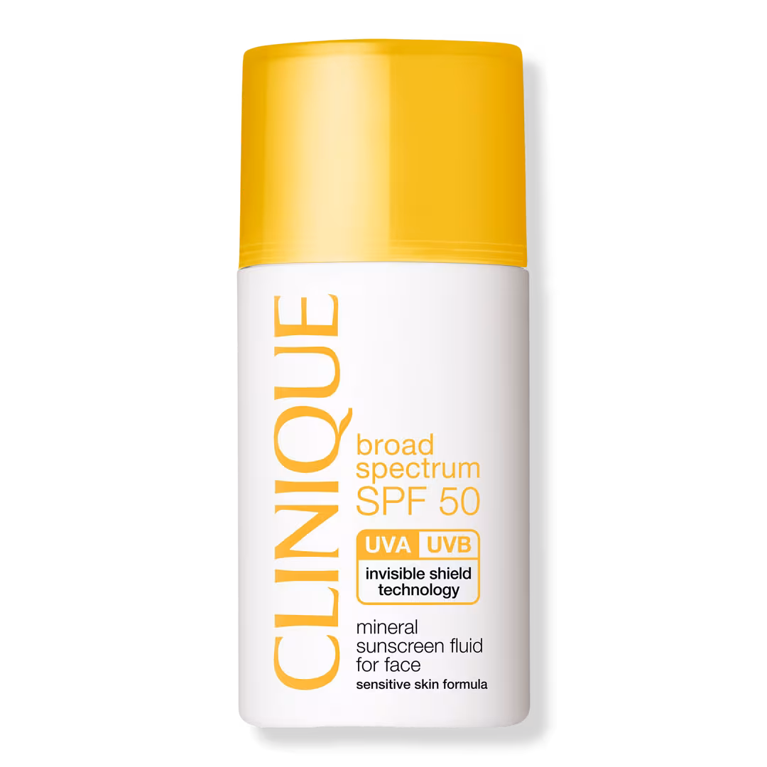 Clinique  Broad Spectrum SPF 50 Mineral Sunscreen Fluid For Face