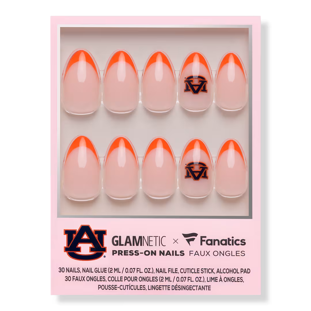 Glamnetic x Fanatics Nail  Auburn Tigers Press-On Nails