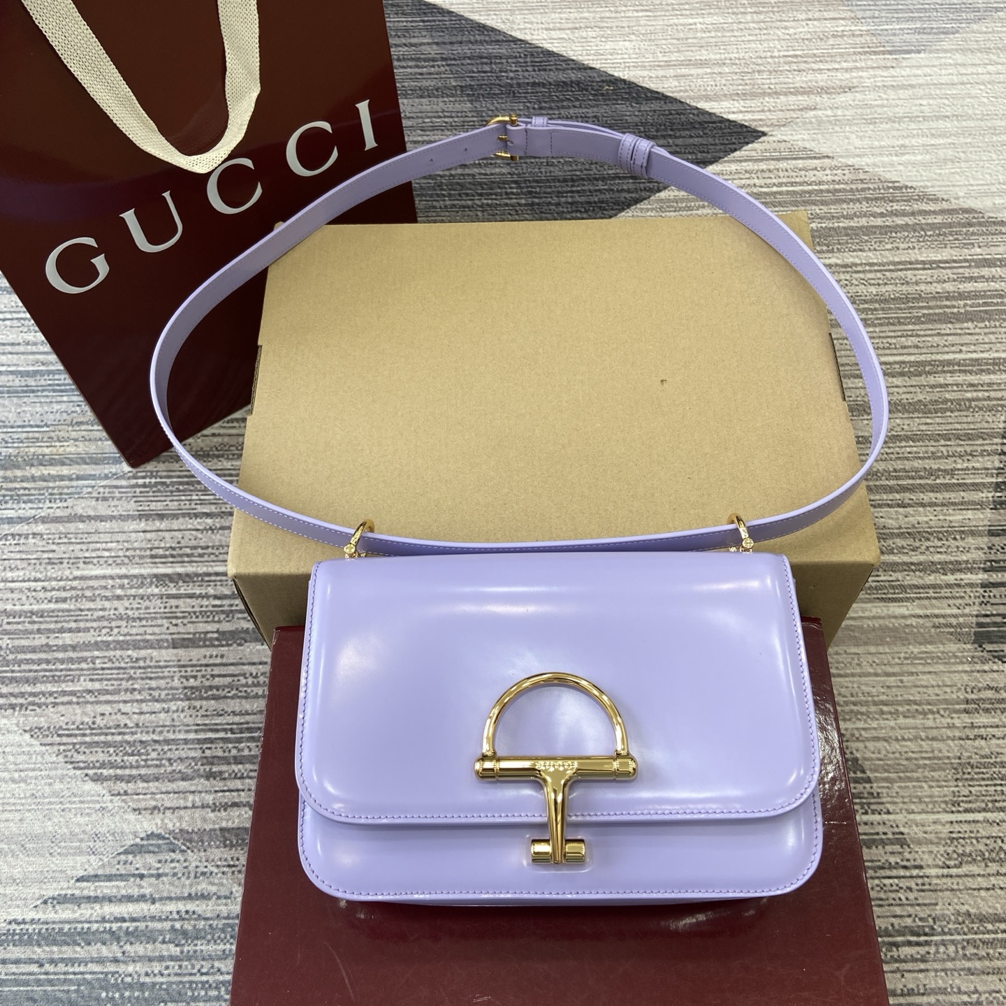 Gucci Bags Siena Genuine Leather 846705 (10A Mirror Version)