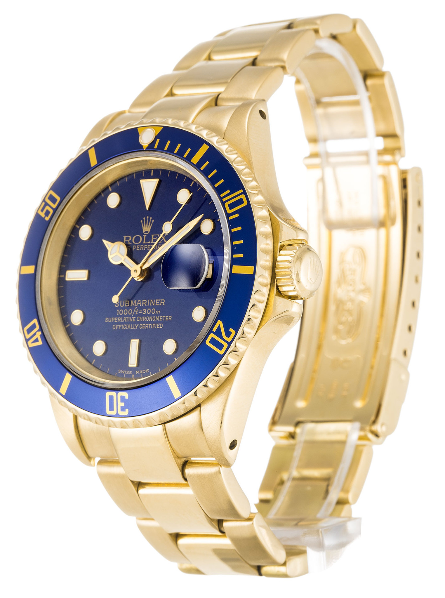 Replica Rolex Submariner Blue Dial Stainless Steel Strap 116618LB 41MM