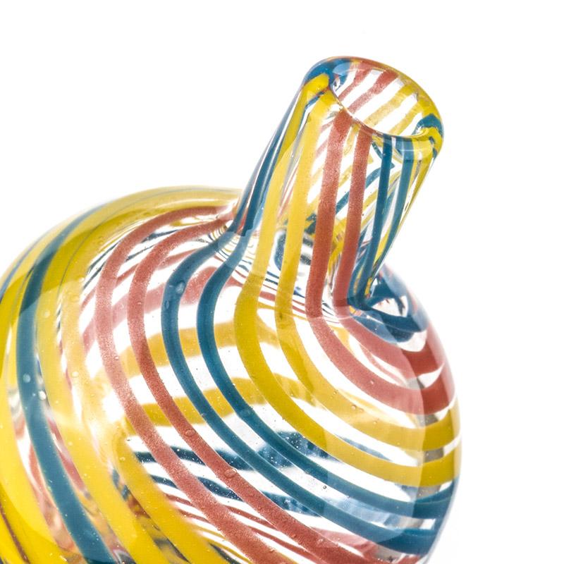 Spiral Glass Bubble Carb Cap (Random Color)