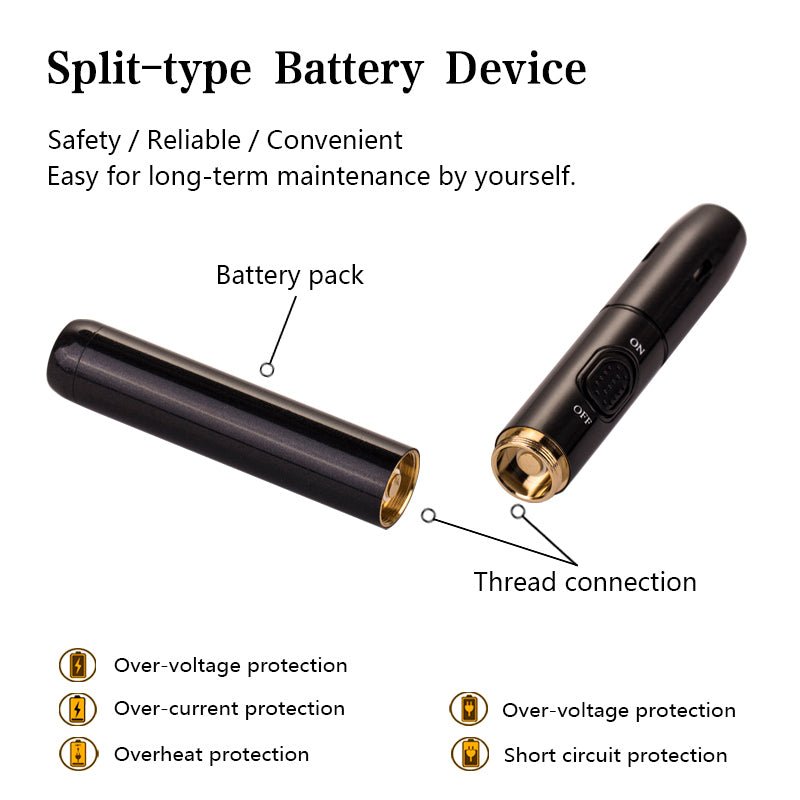 GXG Push Heat Not Burn Vape Pen Kit 650mAh