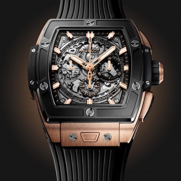 Replica Hublot Spirit Of Big Bang Men Automatic Grey Rubber Watch 641.OM.0183.RX
