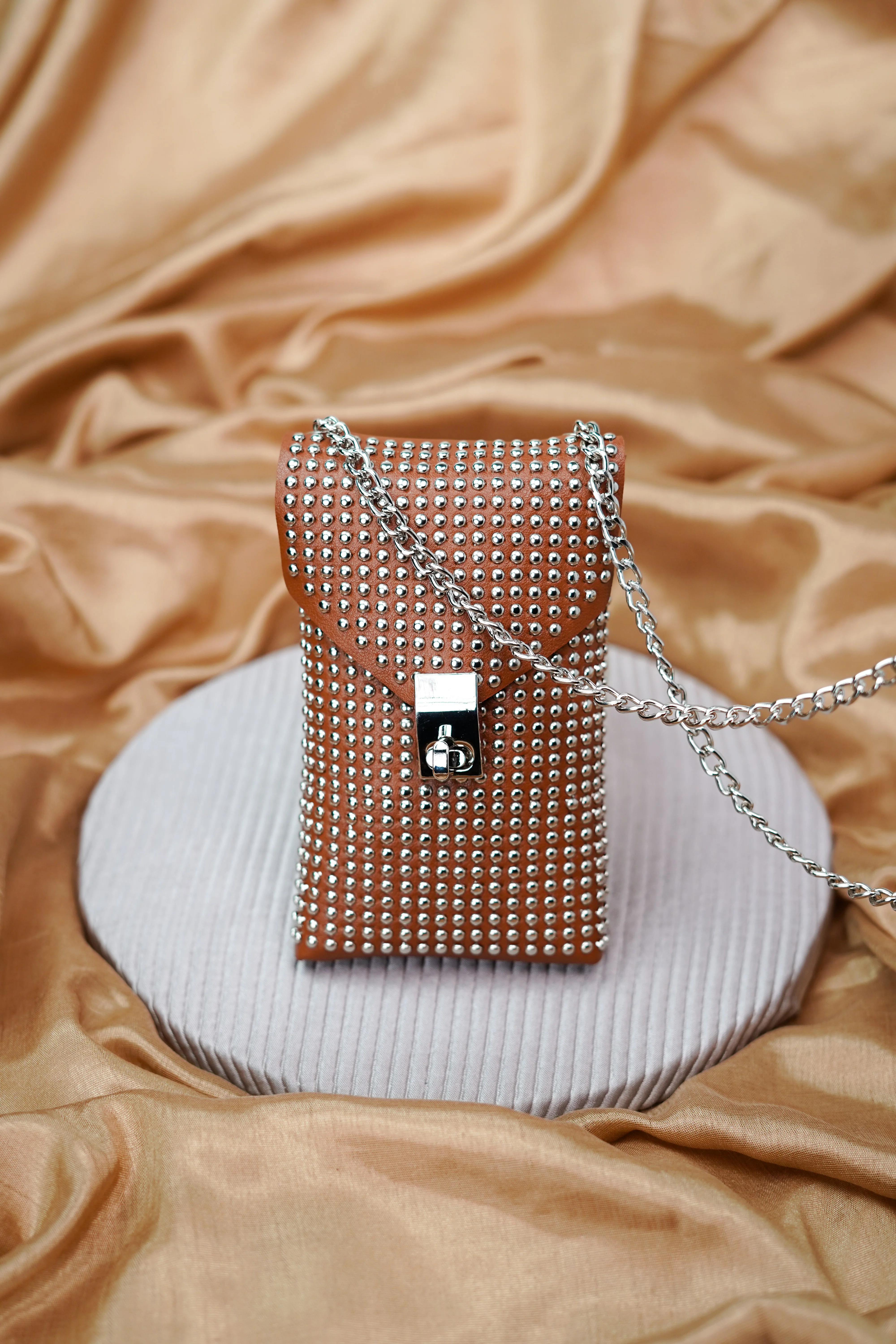 Studded Waist Belt Bag
