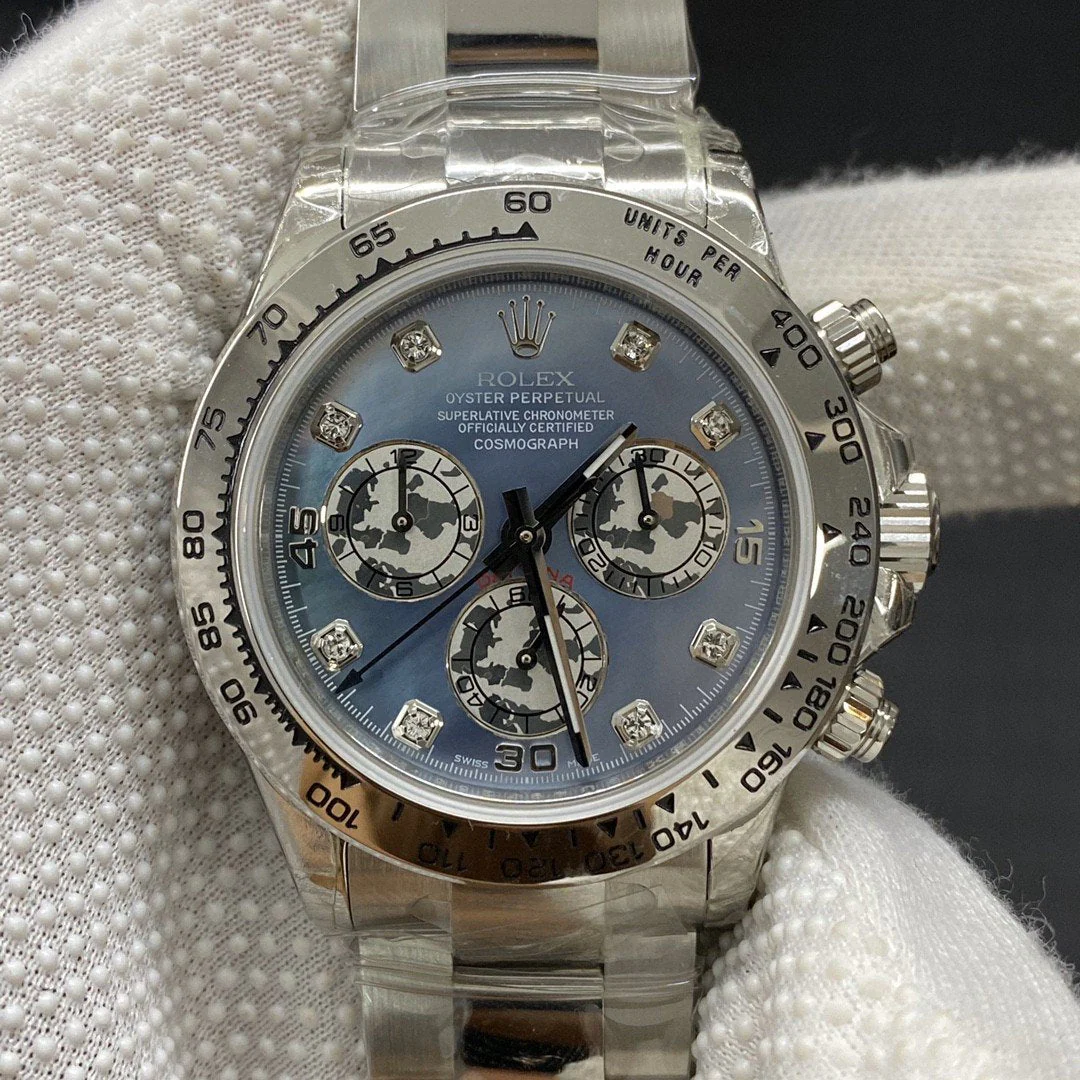 Rolex Watch DAYTONA STAINLESS STEEL CUSTOM MOP DIAL DIAMOND NUMERALS