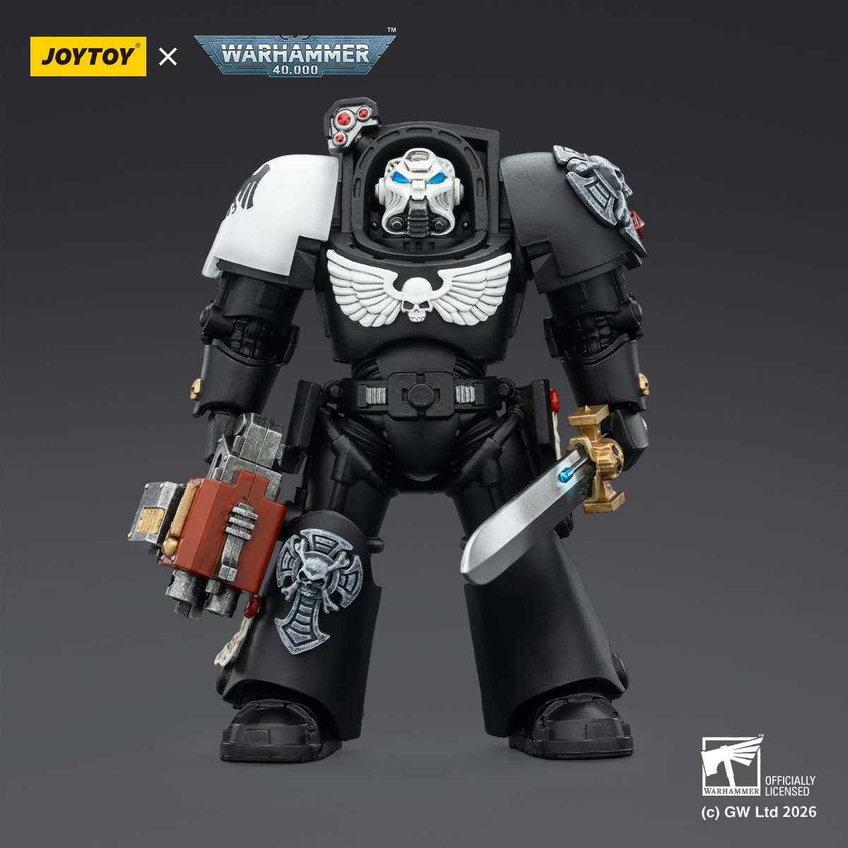 JOYTOY Warhammer 40k 1: 18 Raven Guard Terminators - JOYTOY WORLD