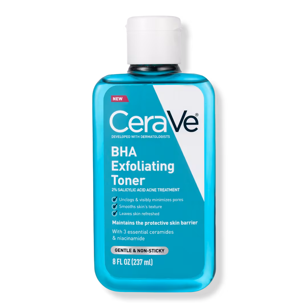 CeraVe  BHA Exfoliating Toner with Salicylic Acid