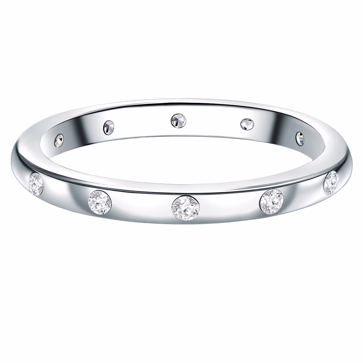 Ring Sterling Silber Zirkonia in Silber